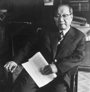 1992年2月11日,王大珩在北京。 新华社发